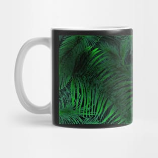 METALLIC EMERALD FERNS AND PALMS Mug